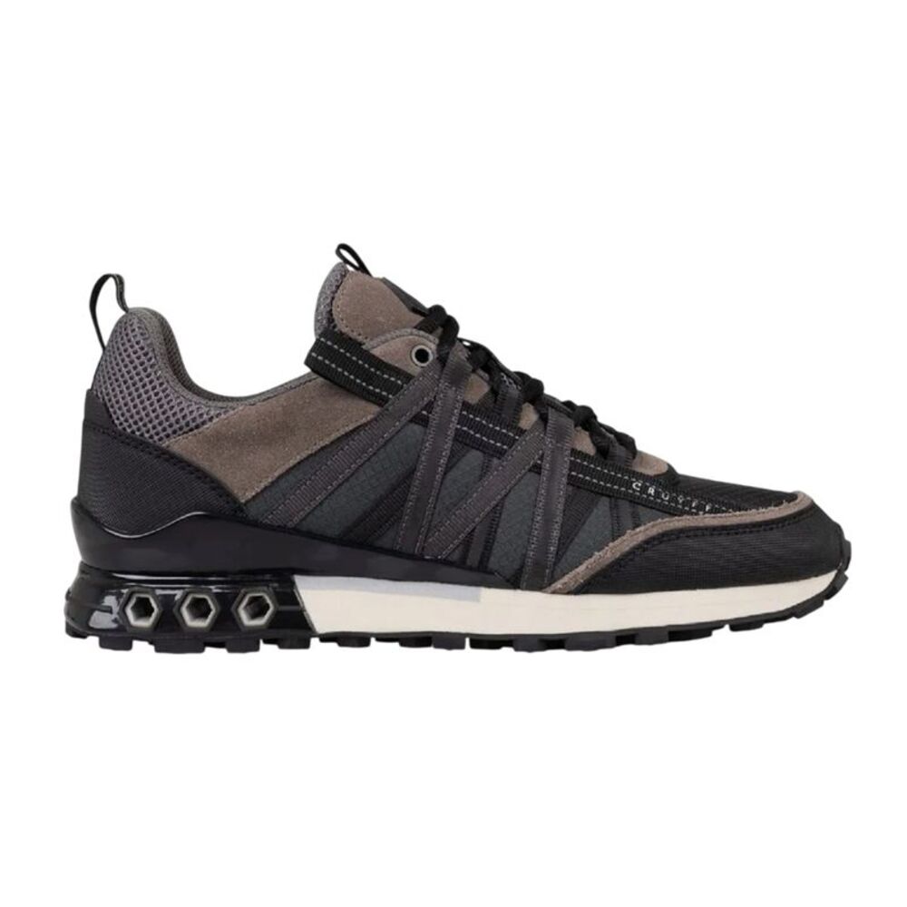 Cruyff Mens Fearia Suede Hex-Tech Sneakers / Black